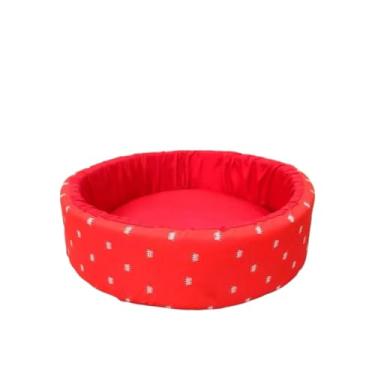 Imagem de Cama Caminha Pet para Cachorro ou Gato Médio 50cm x 50cm Lavável Redonda(CAMA PET FÊMEA)
