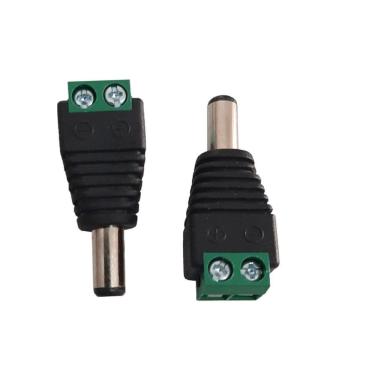 Imagem de Conector Plug P4 Macho com Borne para CFTV Kit 100UN