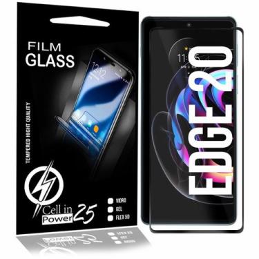 Imagem de Película Vidro 3d Compatível Moto Edge 20 XT2143-1 6.7 PRETA - Cell In