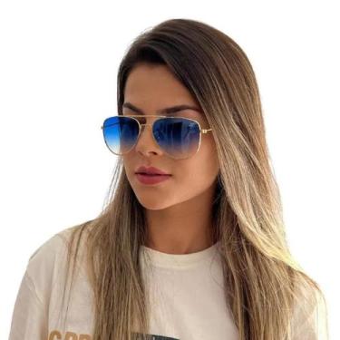 Imagem de Óculos De Sol Aviador Tradicional Feminino Masculino UV400 - Finoti, A