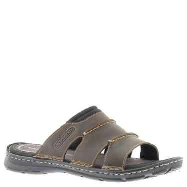 Imagem de Rockport Darwyn Slide masculino, Couro marrom Ii, 8.5 Wide