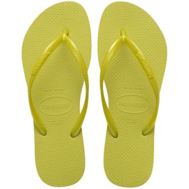 Imagem de Chinelo, Havaianas, Feminino, Slim, 35 e 36, Wild Lime