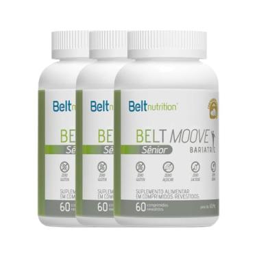 Imagem de Kit 3x Belt Moove Sênior Bariatric, Suplemento para Articulações, 180 Comprimidos, com Colágeno Tipo II, Curcumina e Glucosamina