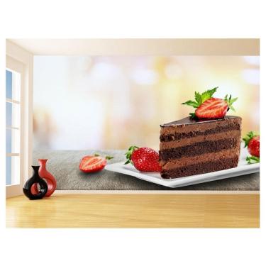 Imagem de Papel De Parede Alimentos Bolo Chocolate AL363 1,75X2,0M