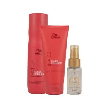 Imagem de Wella Invigo Color Brilliance e Oil Reflections light 30ml Kit Home Ca