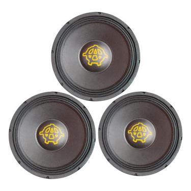 Imagem de Kit 3 alto falante woofer kaos bass 12 polegadas 550w rms 4 ohms spyde