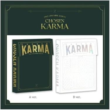 Imagem de PIXY Chosen Karma 4º Mini CD Álbum + Fotolivro + Letras de Papel + Fotocard + Cartão de Mensagem de Raspar + Adesivo+Rastreamento Selado (Versão Verde)