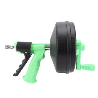 Imagem de FTVOGUE Trado de Drenagem para Encanamento, Desbloqueio de Trado Manual ou Motorizado, Ferramenta Removedora de Entupimento de Drenagem de Cabelo, Ferramenta de Limpeza de Cobra de Vaso (Primavera
