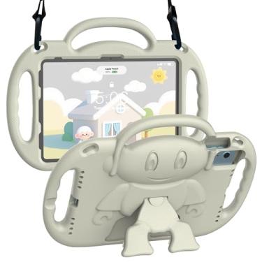 Imagem de VICVOL Capa para iPad (cinza claro, iPad (A16) 11ª/10ª geração e Air/Pro 11 e Air 4/5)