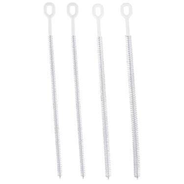 Imagem de 4 Peças Escovas de Limpeza de Canudos para Stanley, 8 mm, 10 mm, 12 mm Reutilizáveis Extra longas Escova Limpeza Canudos Ferramentas Limpeza (Branco)