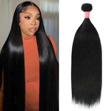 Imagem de Pacotes de cabelo CALNESHIA Brazilian Straight 22 em 100% virgem