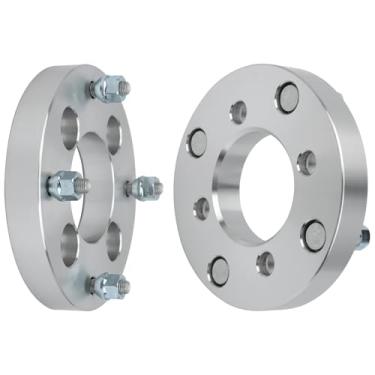 Imagem de IRONTEK Espaçadores de roda de 1 polegada 4 x 110 mm a 4 x 137 mm espaçadores forjados reais com furo de cubo de 77,8 mm parafusos M10x1,25 apto para Honda 88-00 FourTrax 300/00-06 Rancher 350, para