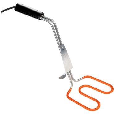 Imagem de Ivation Acionador de partida de carvão elétrico premium 500W – Acende rapidamente e facilmente grelhas de churrasco sem fluido mais leve ou correspondências – Design de anel duplo com alça angular mais longa aquece com segurança em apenas 6 minutos