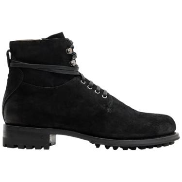 Imagem de John Varvatos Bota masculina Moto Work cano médio, Preto mineral, 44