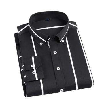 Imagem de Camisa Masculina Slim Fit Manga Comprida - Xadrez - Primavera/Verão, 4