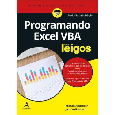 Imagem de Livro - Programando Excel VBA Para Leigos