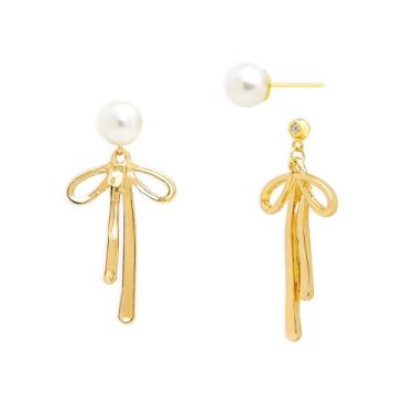 Imagem de Sonateomber Brincos pendentes de ouro e prata para mulheres, lindos brincos modernos banhados a ouro 14K com franja e franja, acessórios de casamento, joias modernas, presente, Latão, Sem pedra