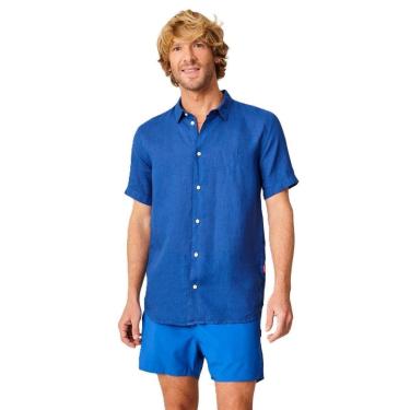 Imagem de Camisa Manga Curta Linho Tinturado Reserva-Masculino