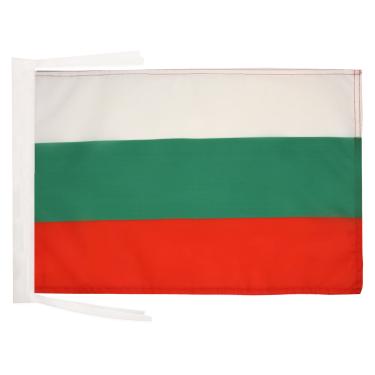 Imagem de Cabos da bandeira da Bulgária 45.7 cm x 12'' - Bandeiras pequenas búlgaras 30 x 45 cm - Banner 45.7x30.5 cm - AZ FLAG