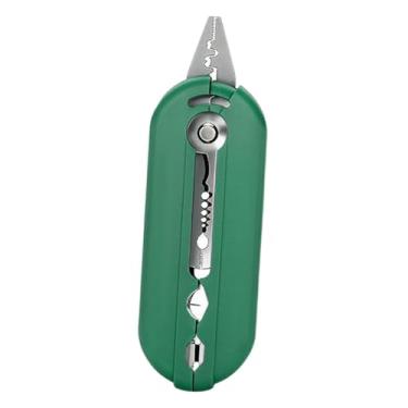 Imagem de Stgfyxgs Alicate decapador de fios, cortador de fios elétricos, profissional, portátil, enrolador de bobina, crimpador, versátil, ergonômico e manual.