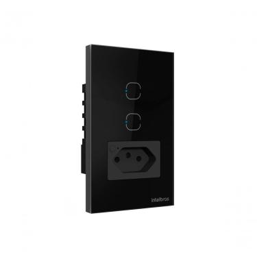 Imagem de Tomada Com Interruptor Inteligente Intelbras Ets 2002 Smart