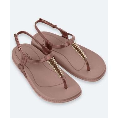 Imagem de Sandália Feminino Grendha Charmosa Caramelo-06164, Caramelo, 36