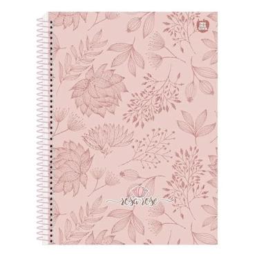 Imagem de Caderno Universitário Espiral Capa Flexível Rosa RosÃ:copyright: - Animativa
