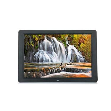 Imagem de OKPJFHS Moldura digital de definição de 30,5 cm 38,1 cm, álbum de fotos eletrônico de LED, reprodutor de publicidade de vídeo, logotipo personalizável, suporte de exibição de moldura eletrônica, Touch