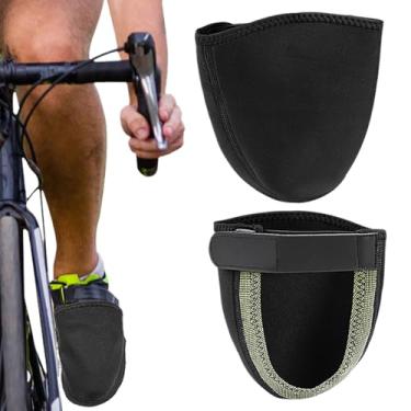 Imagem de Capa para Sapatos de Bicicleta - Impermeável Antiderrapante,Capa De Inverno Para Sapatos Bicicleta Resistente À Chuva - Para Montanha Estrada Chuva Neve Frio Desportos Motocicleta Scooter