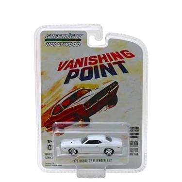 Imagem de 1970 Dodge Challenger R/T White Vanishing Point (1971) Movie Hollywood Series 22 1/64 Diecast Model Car by Greenlight 44820 A