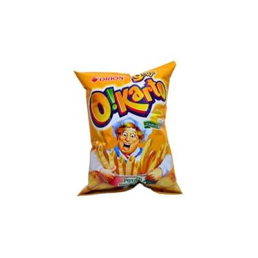Imagem de Salgadinho de Batata Frita com Creme e Queijo 50g Orion Coréia do Sul