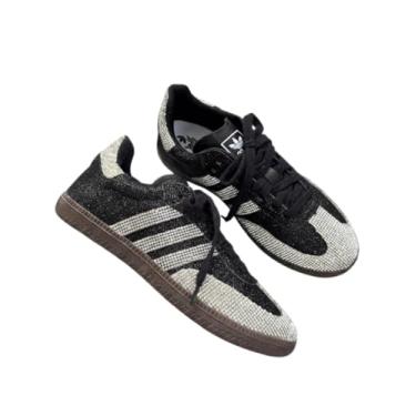 Imagem de Tênis Estilo Samba OG Casual, Preto e Prata, Primeira Linha, Numeração 34 ao 39 (BR, Adulto, Numérico, 39)