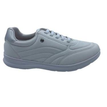 Imagem de Tênis Comfortflex Casual Calce Fácil Branco 2558303 - Branco 38-Feminino