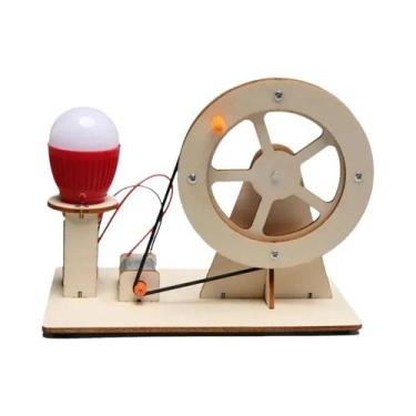 Imagem de Gerador Manual Para Crianças, Projeto De Ciência E Tecnologia DIY, Cor