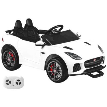 Imagem de Carro Elétrico Infantil Jaguar Branco Bandeirante