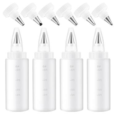 Imagem de Frasco para Glacê,Conjunto Ergonómico de Utensílios de Confeitaria,Bicos para Confeitar | Para Iniciantes e Entusiastas da Culinária em Casa Família Amigos Doces Festivos