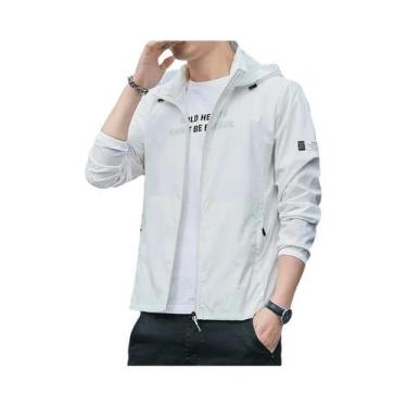 Imagem de Jaqueta Impermeável Unissex De Secagem Rápida Com Capuz Para Proteção 