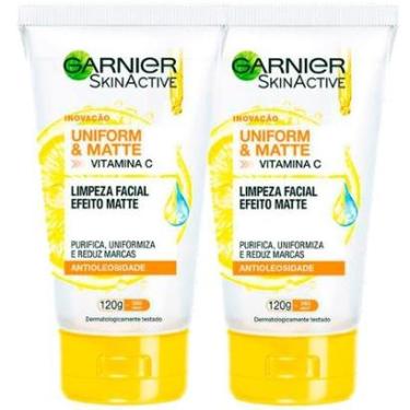 Imagem de Garnier Skin Uniform & Matte Vitamina C Kit – 2 Gel de Limpeza Facial Kit-Unissex
