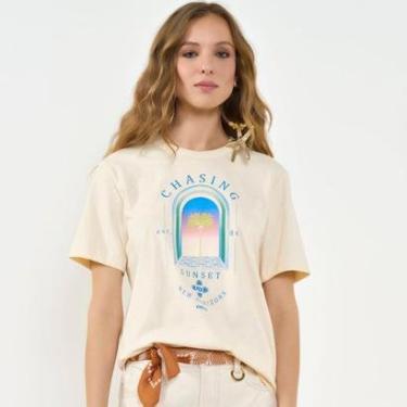 Imagem de Camiseta Colcci Chasing Feminino-Feminino