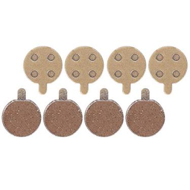 Imagem de SPYMINNPOO Freio a Disco de Scooter Elétrico de Metal à Base de Cobre Universal de 10 Polegadas, Pastilha de Freio Leve e Silenciosa para a Maioria Dos Ambientes, 4 Pares para Peças de Reposição