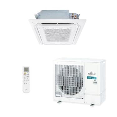 Imagem de Ar-Condicionado Split Cassete 4 Vias Inverter R-32 Fujitsu 35.000 BTUs Quente/Frio 220V Monofásico