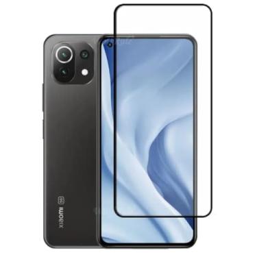 Imagem de [GL CASES] Película Para Xiaomi Mi 11 Lite Vidro Temperado Anti Impacto Risco 3D 9H Pelicula Xiaomi Mi 11 Lite Protetor De Tela Com Cobertura Total + Kit De Limpeza