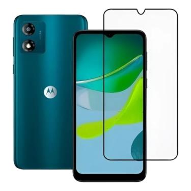 Imagem de [GL CASES] Película Para Moto E13 Vidro Temperado Anti Impacto Risco 3D 9H Pelicula Motorola Moto E13 Protetor De Tela Com Cobertura Total + Kit De Limpeza
