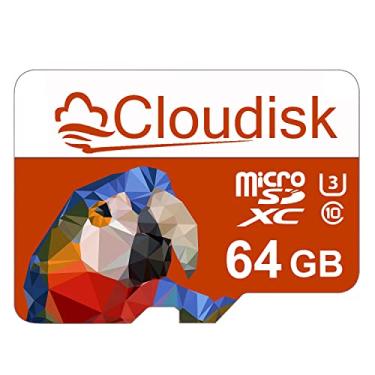 Imagem de Cloudisk Parrot-Prime Cartão Micro SD 64GB Cartão de Memória Flash Micro SDXC C10, A2, U3, UHS-I (64 GB)