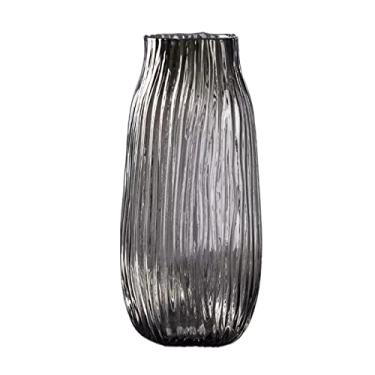 Imagem de WUHUQN Vaso de flores vasos de vidro transparentes à base de água para sala de estar, mesa de chá, arranjo de flores secas, vaso de flores de vidro transparente para arranjo floral