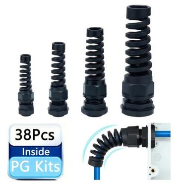 Imagem de Aandxmok 38 unidades de cabos impermeáveis PG7-PG21 3-18mm