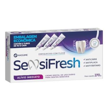 Imagem de Creme Dental Sensifresh Alivio Imediato 3 X 90 gr