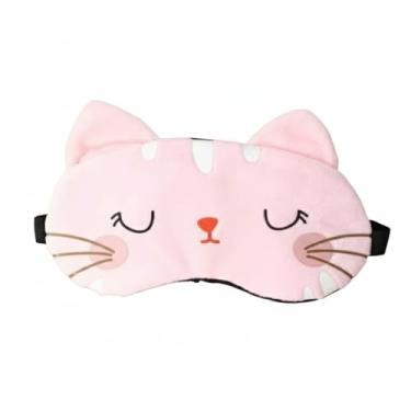 Imagem de Máscara de Dormir Relaxante para os Olhos com Gel para Compressa Fria e Quente (ROSA CABELINHO)