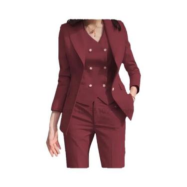 Imagem de Blazer Slim Fit Para Mulheres, Moda De Outono De Alto Padrão Para Escr