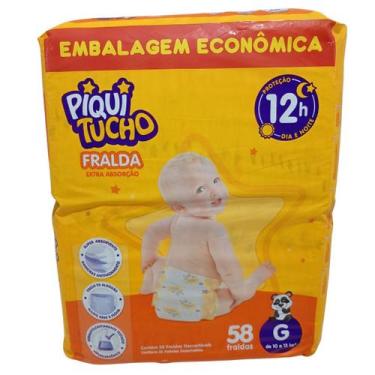 Imagem de Fralda Descartável Piquitucho Econômica Hiper, G